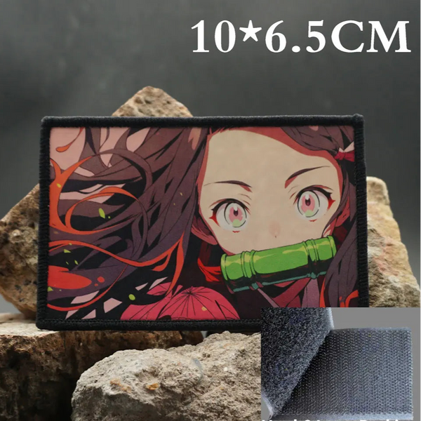 Kimetsu no Yaiba 'Nezuko | Bamboo Muzzle' Embroidered Velcro Patch