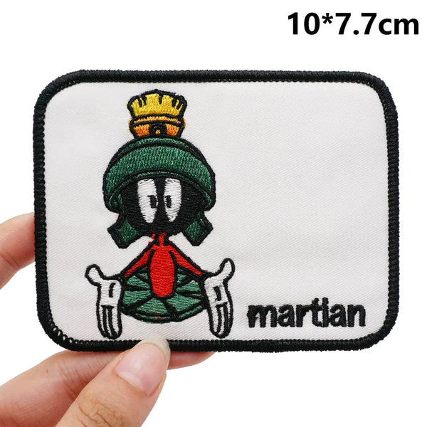 Marvin the Martian 'Open Palm | Square' Embroidered Patch