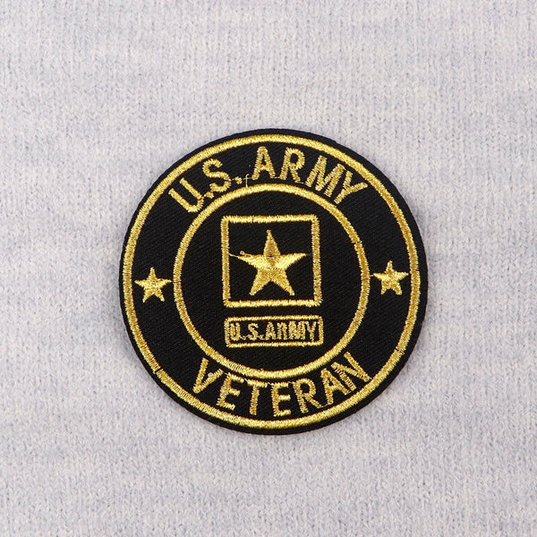 U.S. Army Veteran 'Round' Embroidered Patch