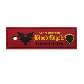 Warhammer 'Blood Angels IX | Sons of Sanguinius' PVC Rubber Velcro Patch