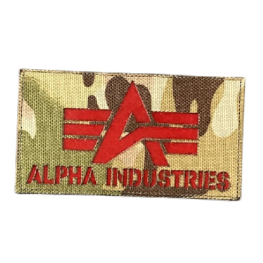 Alpha Industries 'Logo' Embroidered Velcro Patch