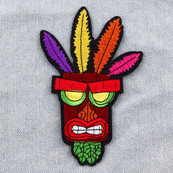 Crash Bandicoot ‘Aku Aku’ Embroidered Patch