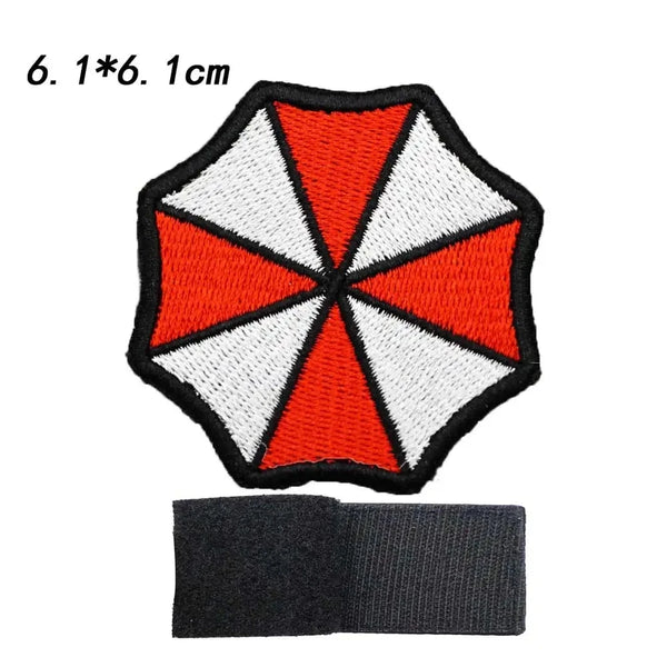 Resident Evil 'Umbrella Logo' Embroidered Velcro Patch