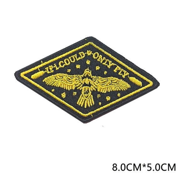 Blaze Foley 'If I Could Only Fly' Embroidered Patch