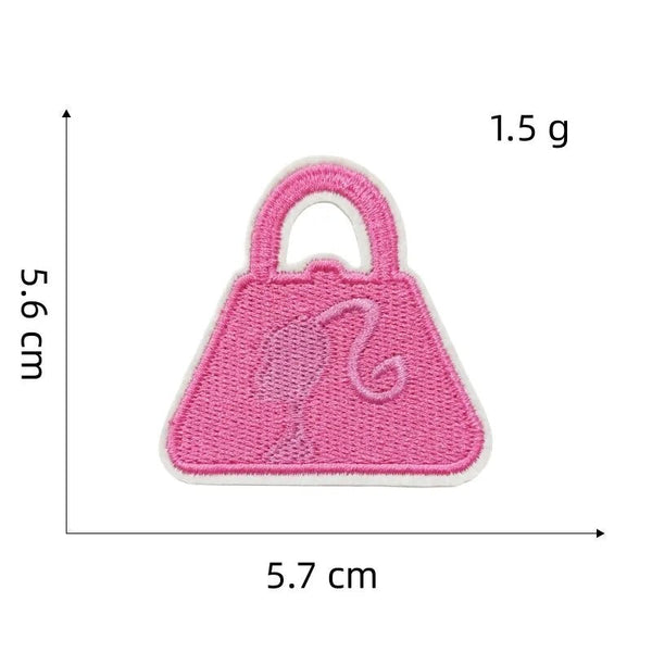 Malibu Dreams 'Pink Handbag' Embroidered Patch