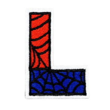 Spider-Man Letter 'Letter L' Embroidered Patch