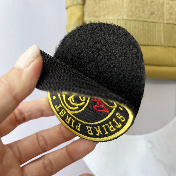 Cobra Kai 'Strike First Strike Hard No Mercy' Embroidered Velcro Patch