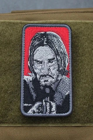 John Wick 'Portrait' Embroidered Velcro Patch