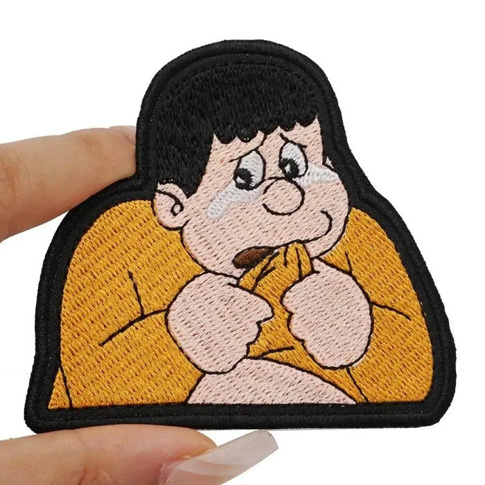 Doraemon 'Takeshi Goda | Crying' Embroidered Velcro Patch