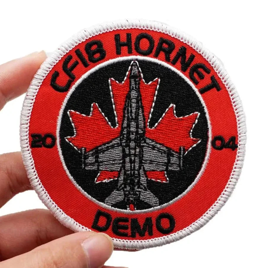 Emblem 'CF18 Hornet Demo' Embroidered Velcro Patch