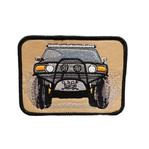 Off-Road Vehicles 'FJ Cruiser | Winch Bumper' Embroidered Velcro Patch