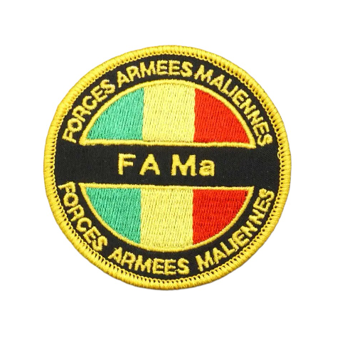 Emblem 'Forces Armees Maliennes FAMa' Embroidered Velcro Patch