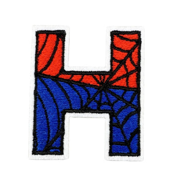 Spider-Man Letter 'Letter H' Embroidered Patch