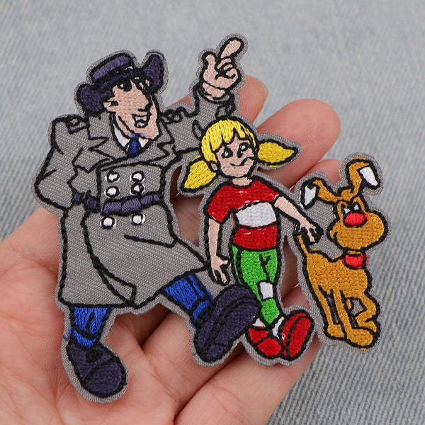 Inspector Gadget 'Penny and Brain' Embroidered Patch