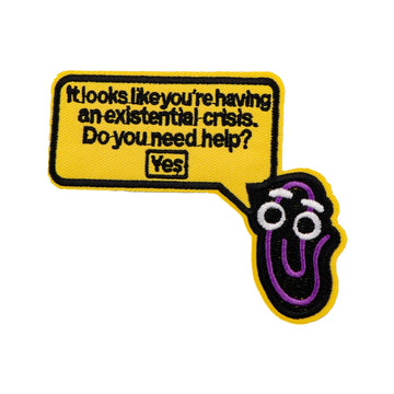 Clippy 'It looks like you’re having an existential crisis. Do you need help?' Embroidered Patch
