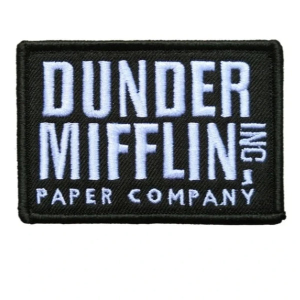 The Office ‘Dunder Mifflin Paper Company, Inc. Logo' Embroidered Patch