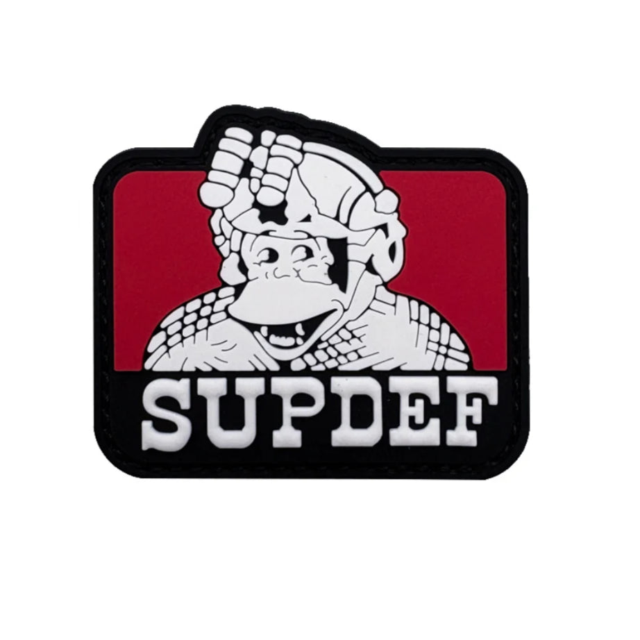 Tactical Monkey 'SupDef | 1.0' PVC Rubber Velcro Patch