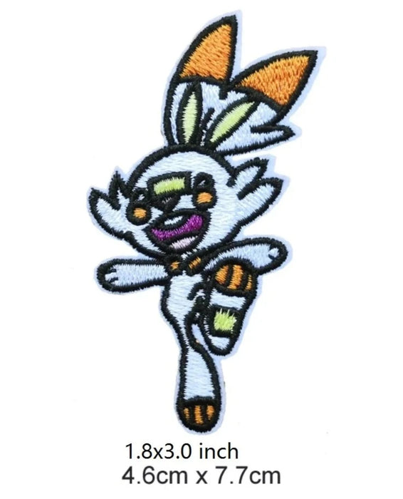 Pokemon 'Scorbunny' Embroidered Patch