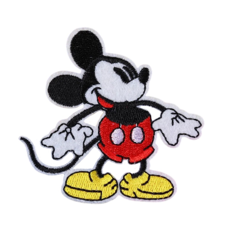 Mickey Mouse 'Mickey | Waiting' Embroidered Patch
