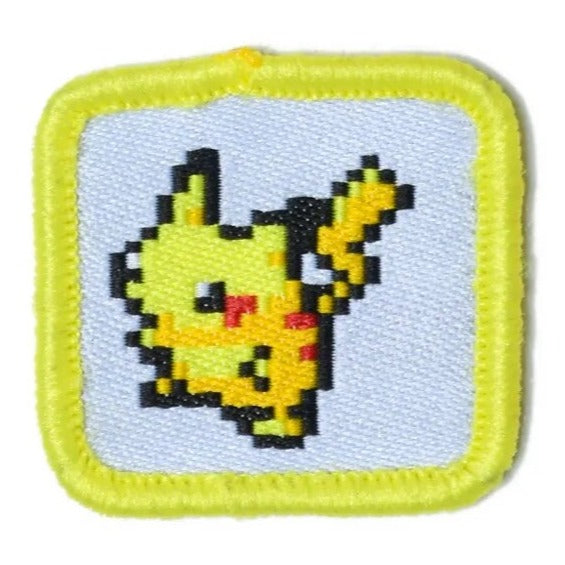 Pocket Monster 'Pikachu | Square Pixel' Embroidered Patch