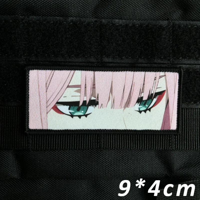 DARLING in the FRANXX 'Zero Two | Sad Eyes' Embroidered Velcro Patch