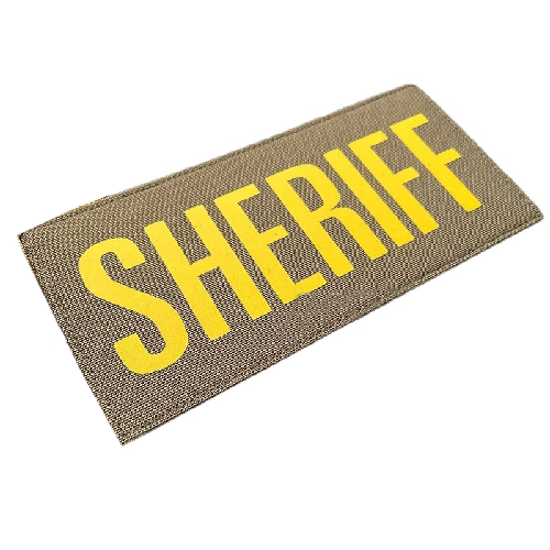 Military Tactical 'Sheriff 1.0' Embroidered Velcro Patch