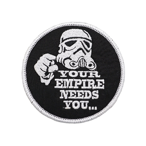 Star Wars 'Stormtrooper | Your Empire Needs You...' Embroidered Velcro Patch