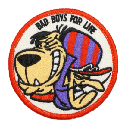 Wacky Races 'Muttley and Dick | Bad Boys For Life' Embroidered Velcro Patch