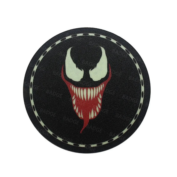 Venom 'Face | Luminous' PVC Rubber Velcro Patch