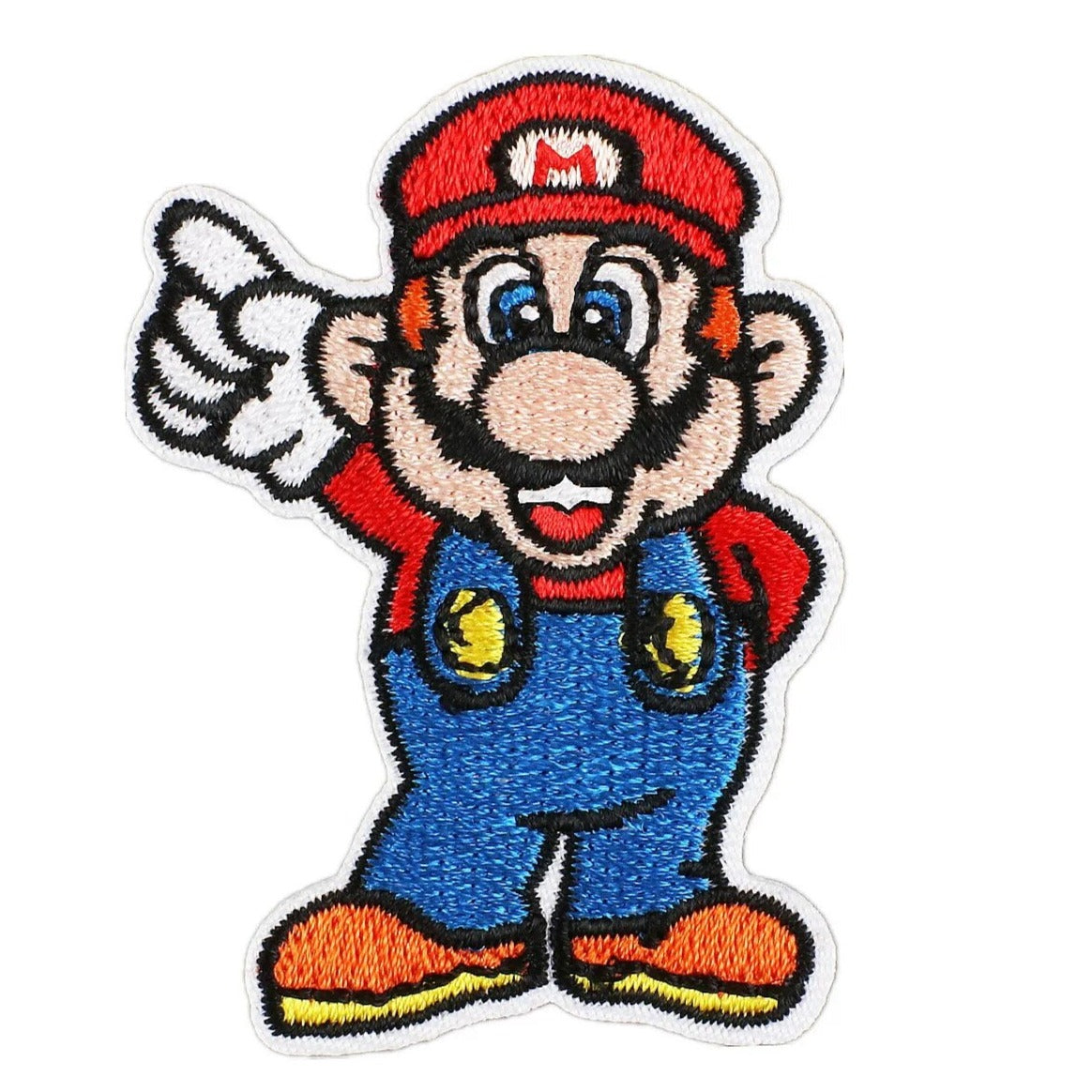Super Mario Bros. 'Mario  Pointing' Embroidered Patch — Little Patch Co