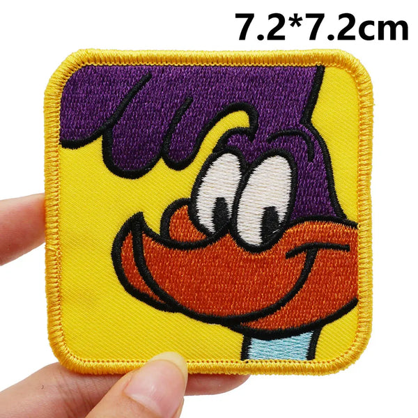 Road Runner 'Face | Square' Embroidered Patch