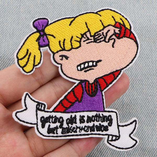 Rugrats ‘Angelica | Getting Old Is Nothing But Misery and Woe’ Embroidered Patch