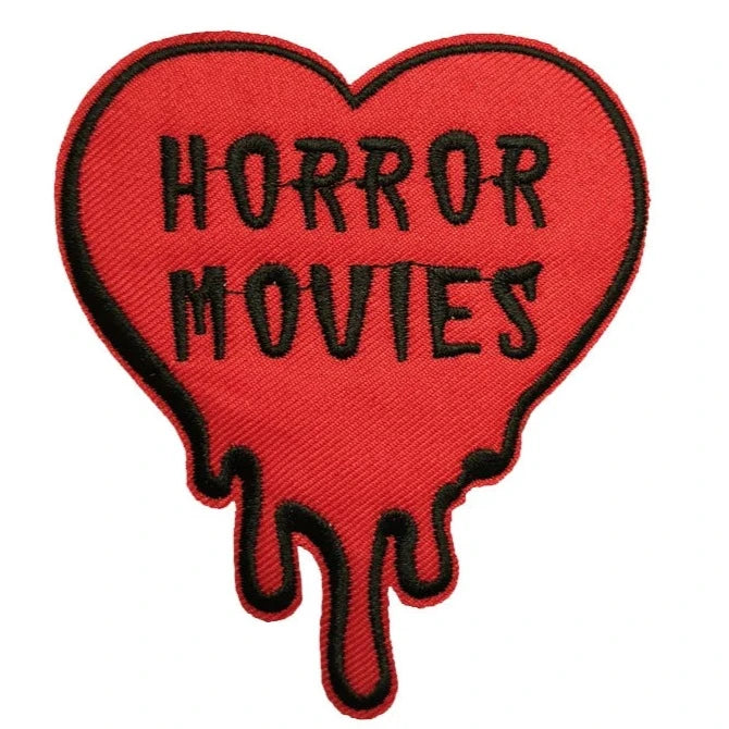 Horror Movies 'Melting Heart' Embroidered Patch — Little Patch Co