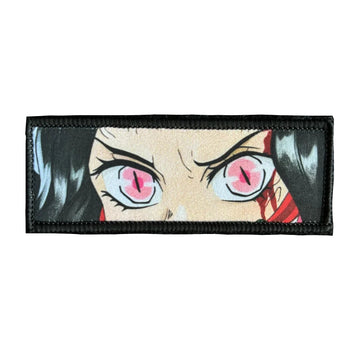 Kimetsu no Yaiba 'Nezuko | Fierce Eyes' Embroidered Velcro Patch