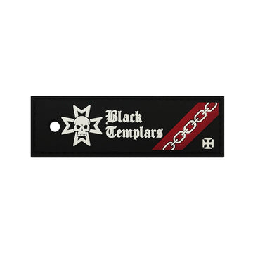 Warhammer 'Black Templars' PVC Rubber Velcro Patch
