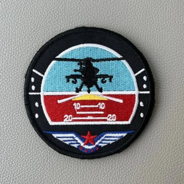 Military Tactical 'Land Aviation' Embroidered Velcro Patch