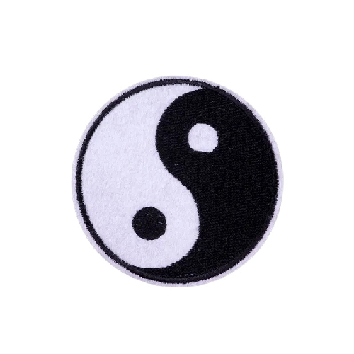 Cool 'Round Yin Yang | 2.0' Embroidered Patch