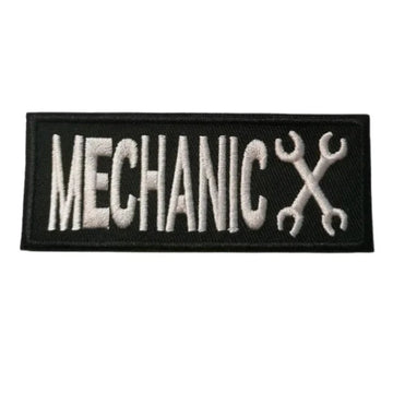 Cool 'Mechanic' Embroidered Patch