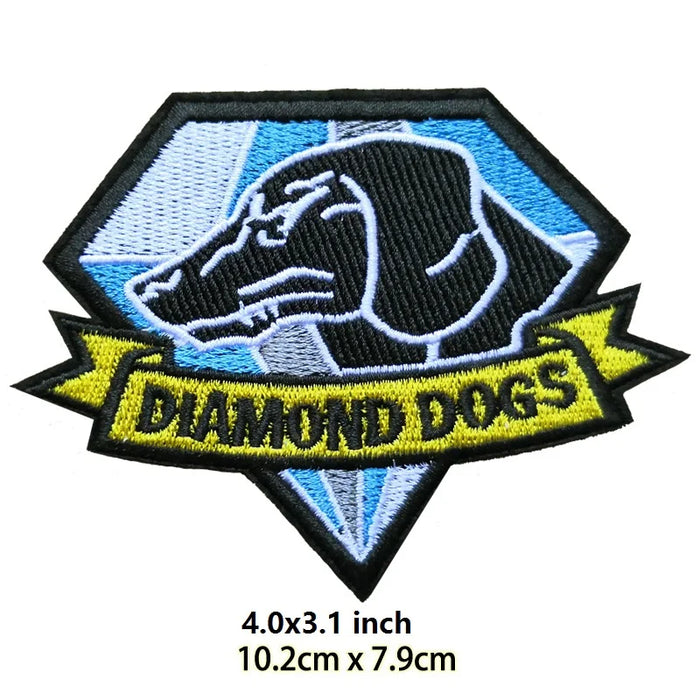 Metal Gear Solid 'Diamond Dogs Logo' Embroidered Patch