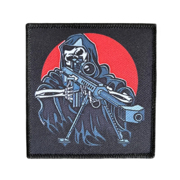 Grim Reaper 'Death Sniper' Embroidered Velcro Patch