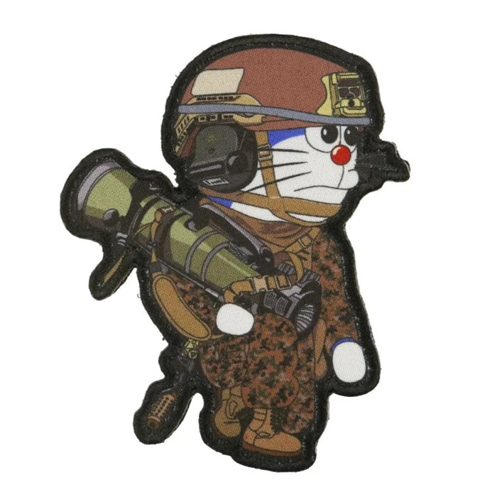 Doraemon 'Marine Tactical Gear' Embroidered Velcro Patch