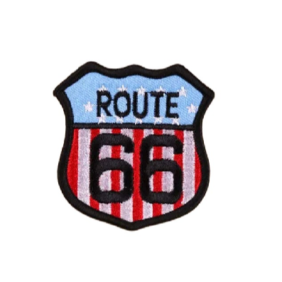 Emblem 'Route 66 | Shield' Embroidered Patch