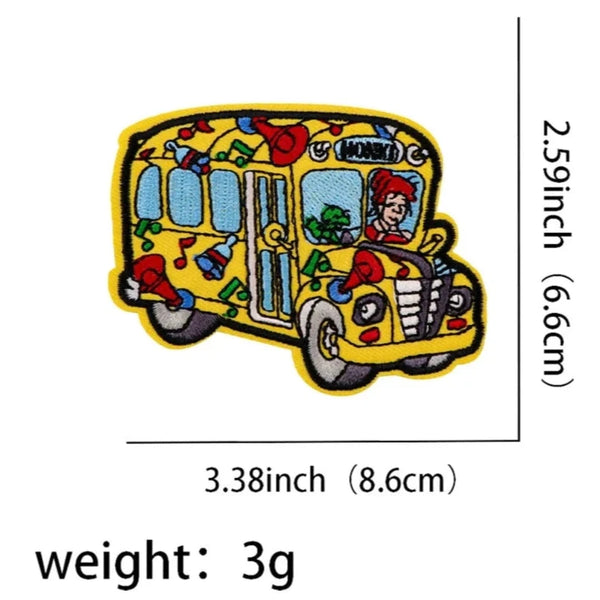 The Magic School Bus Embroidered Patch