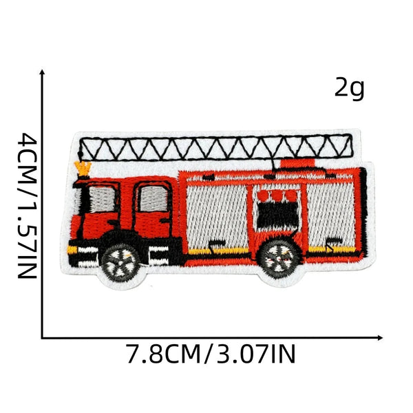 Firefighter 'Fire Truck' Embroidered Patch