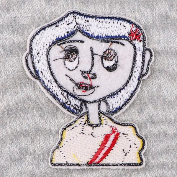 Coraline 'Coraline Jones | Thinking' Embroidered Patch