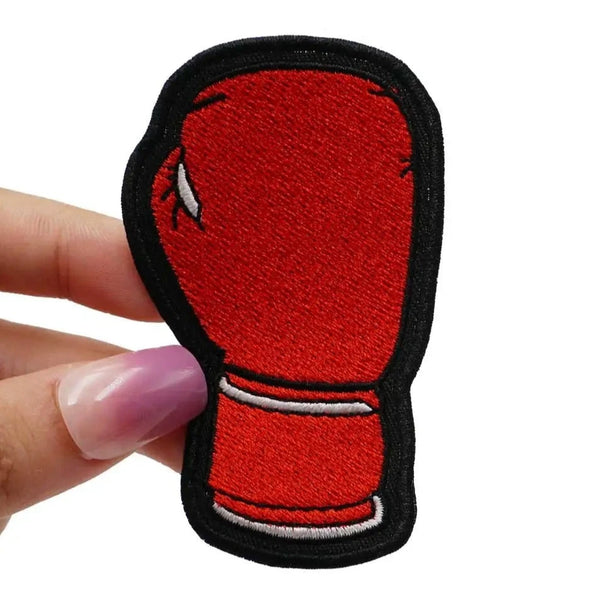 Sports 'Boxing Glove | Right' Embroidered Velcro Patch