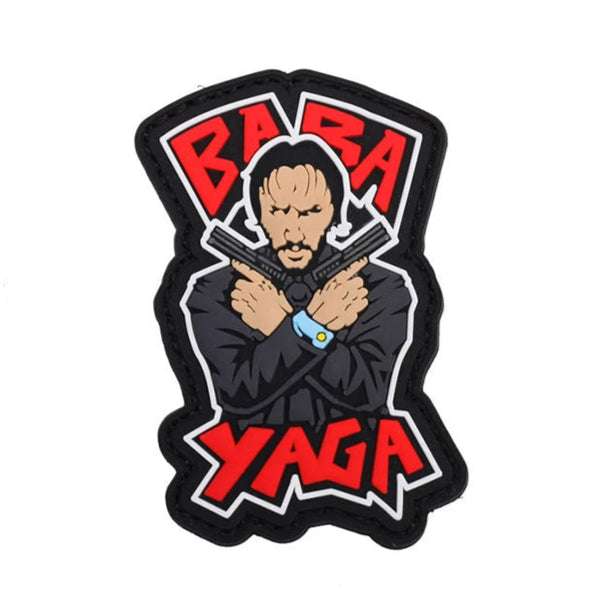 John Wick 'Baba Yaga | Guns' PVC Rubber Velcro Patch