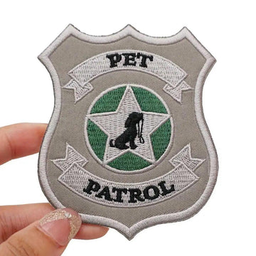 Military Tactical 'Pet Patrol 1.0' Embroidered Velcro Patch