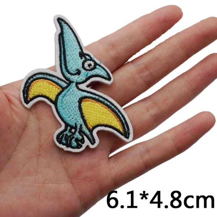 Cute Pteranodon 'Flying' Embroidered Patch