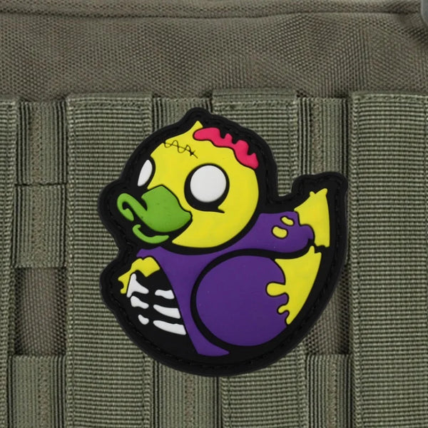 Zombie Duck PVC Rubber Velcro Patch